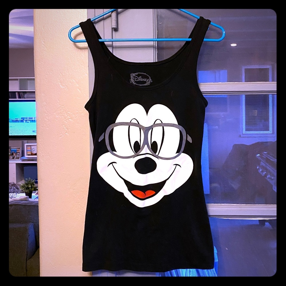 Mickey Mouse with glasses tank top | Disney Brand